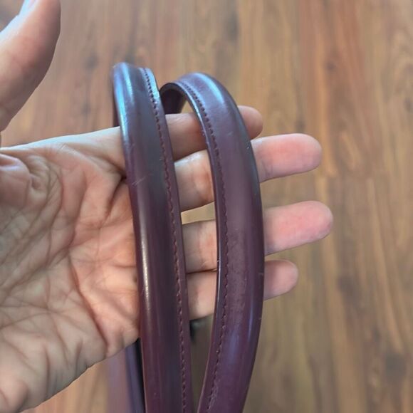 Furla purple eggplant handbag - Picture 5 of 8